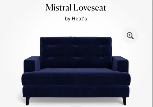 Heals mistral love seat sofa - mistral,