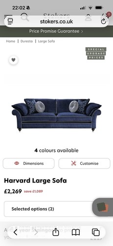 Duresta harvard large - large, sofa