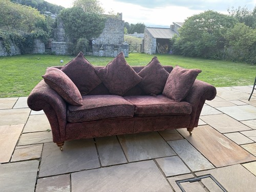 Duresta sofa three seater - three,